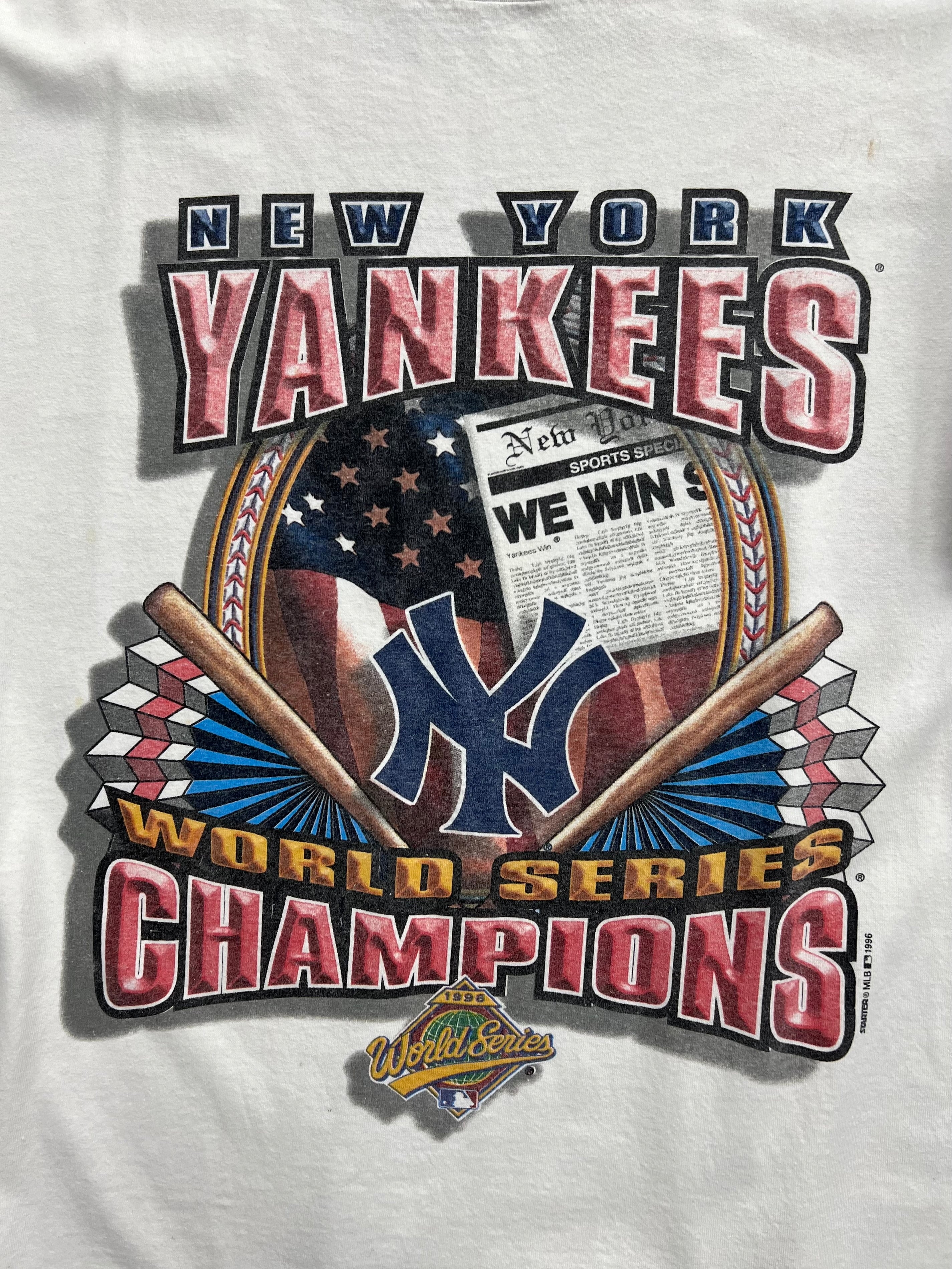 1996 New York Yankees World Series Champions MLB Starter T-Shirt - XL