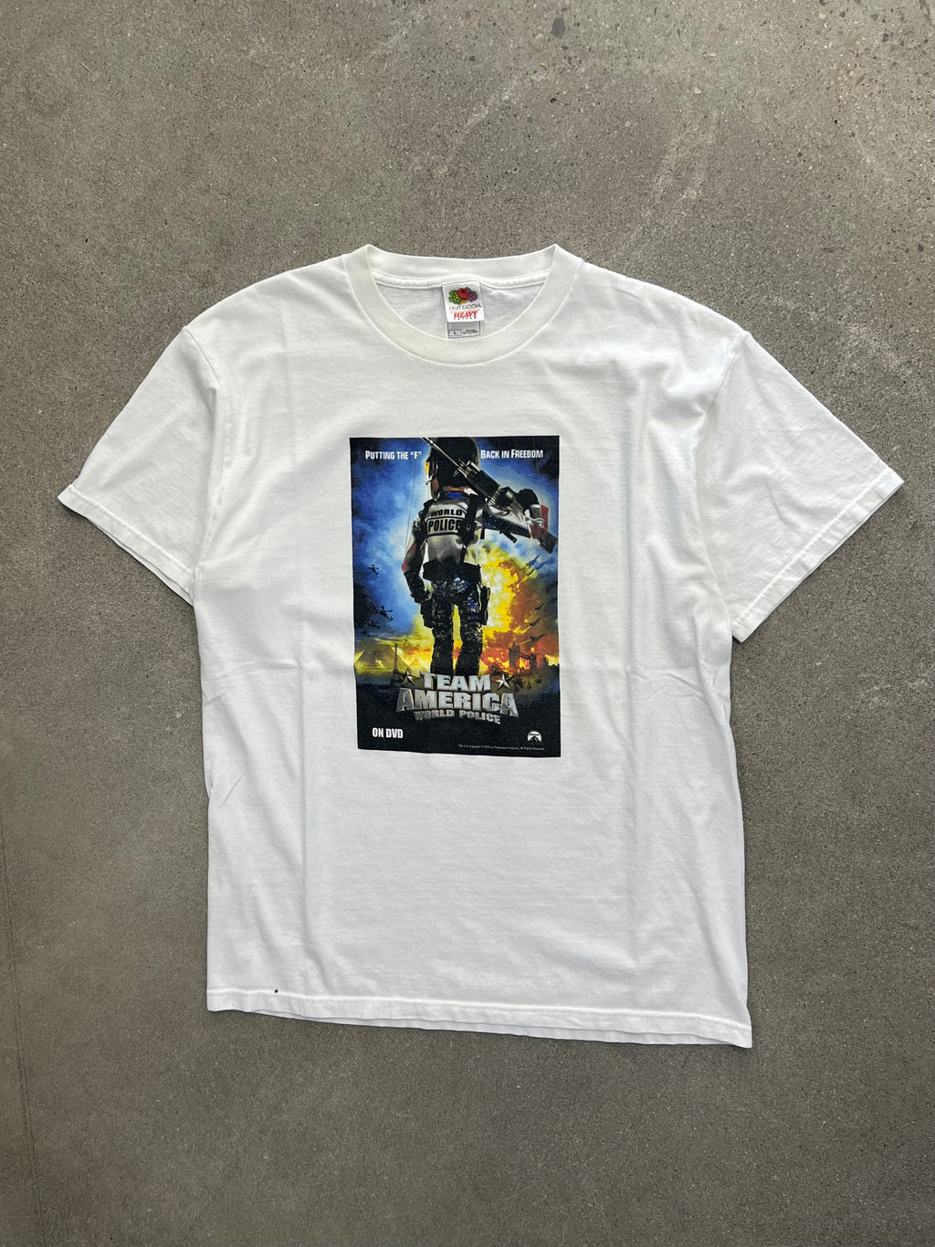 2005 Team America Movie Promo T-Shirt - L