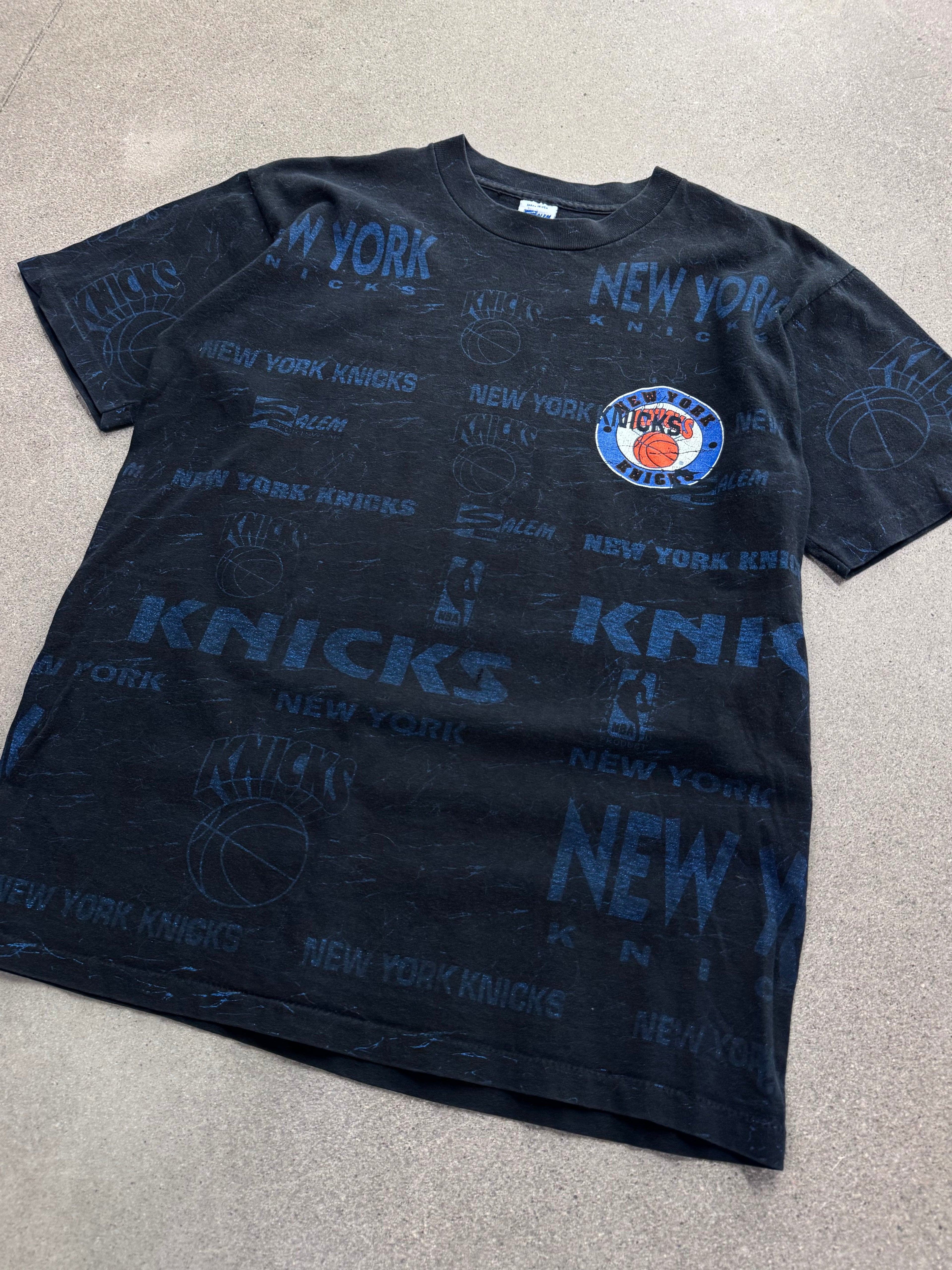 Salem Sportswear New York Knicks Allover-Print T-Shirt - L