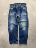 Faded Evisu Japanese Selvedge Jeans - 32”