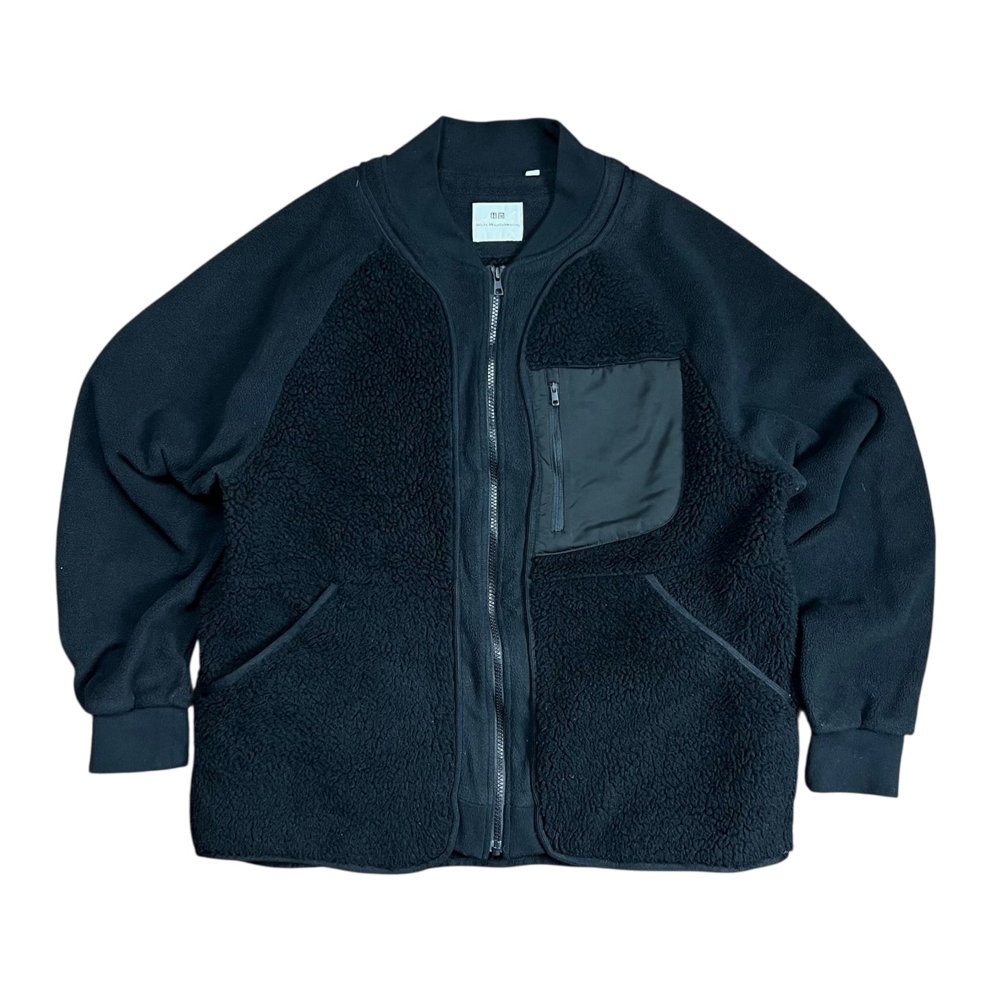 White Mountaineering x Uniqlo Black Fleece Jacket - L