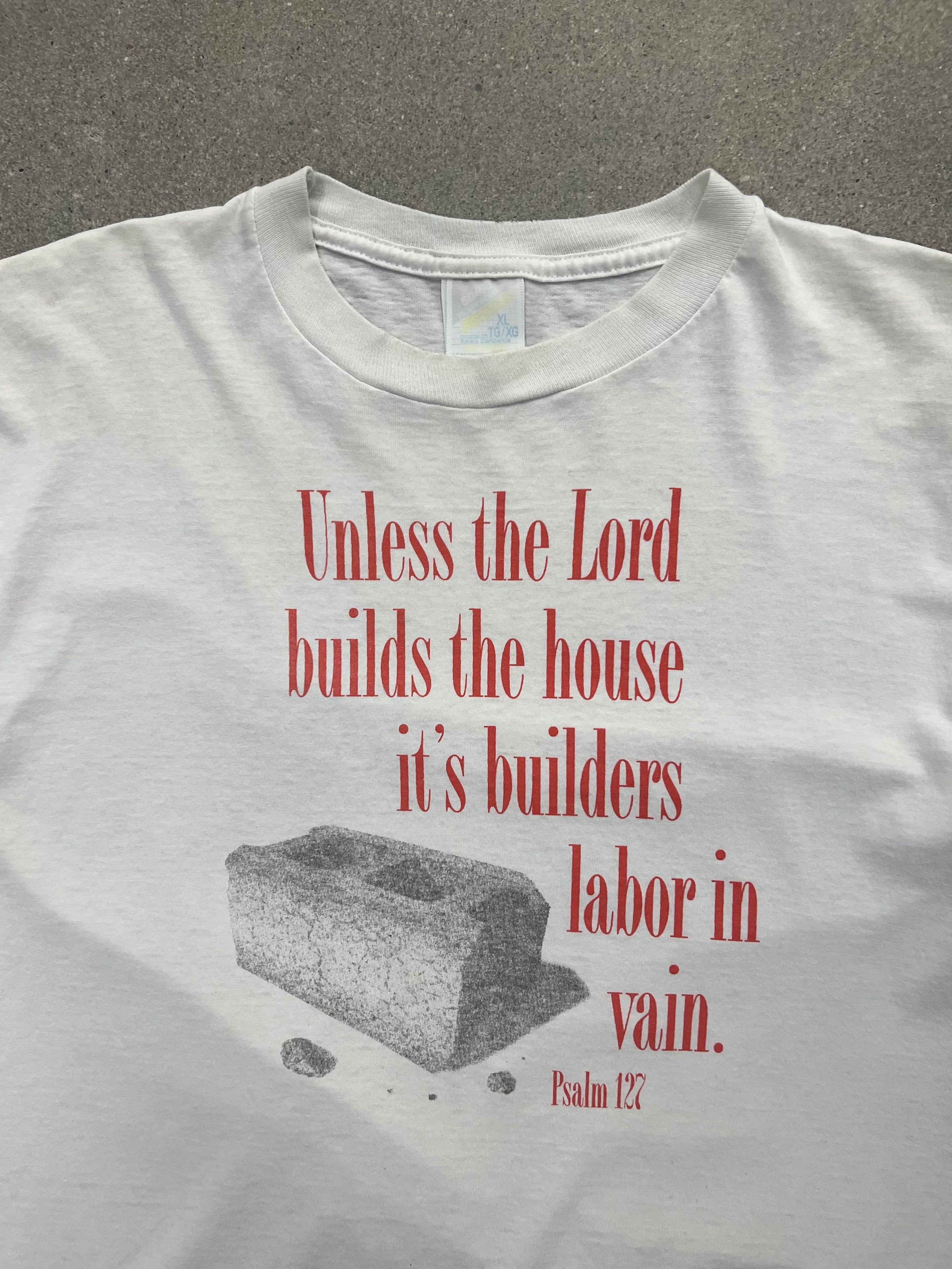 1996 Labour In Vain Jesus T-Shirt - XL