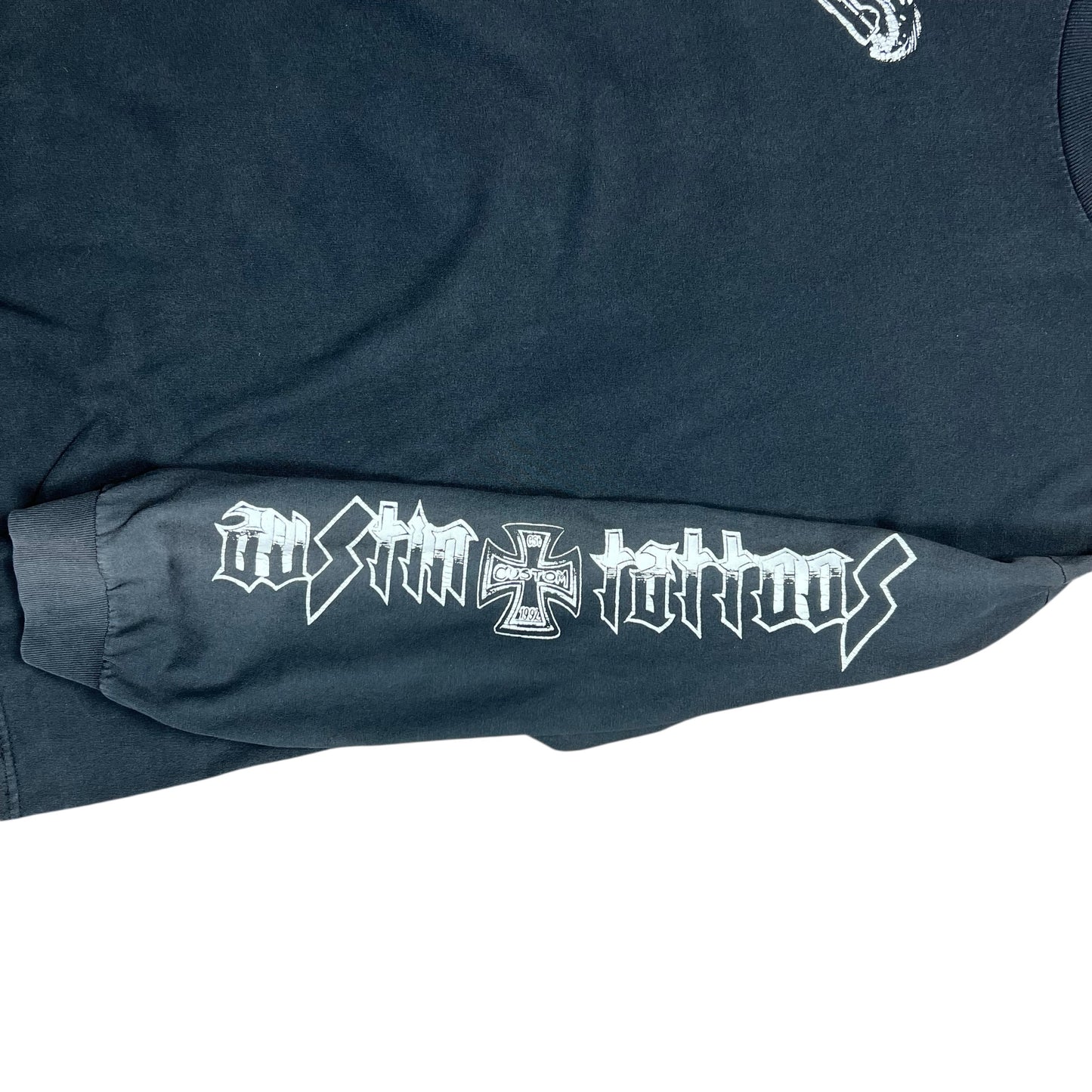 Soho Faded Tattoo Skull Long-sleeve Shirt - XL