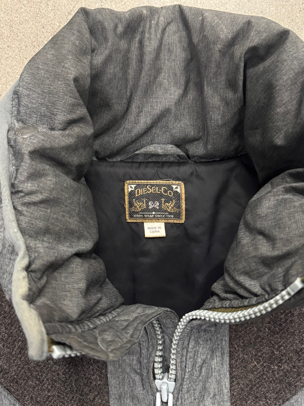 Diesel Wool-Trim Welger Puffer Jacket - M