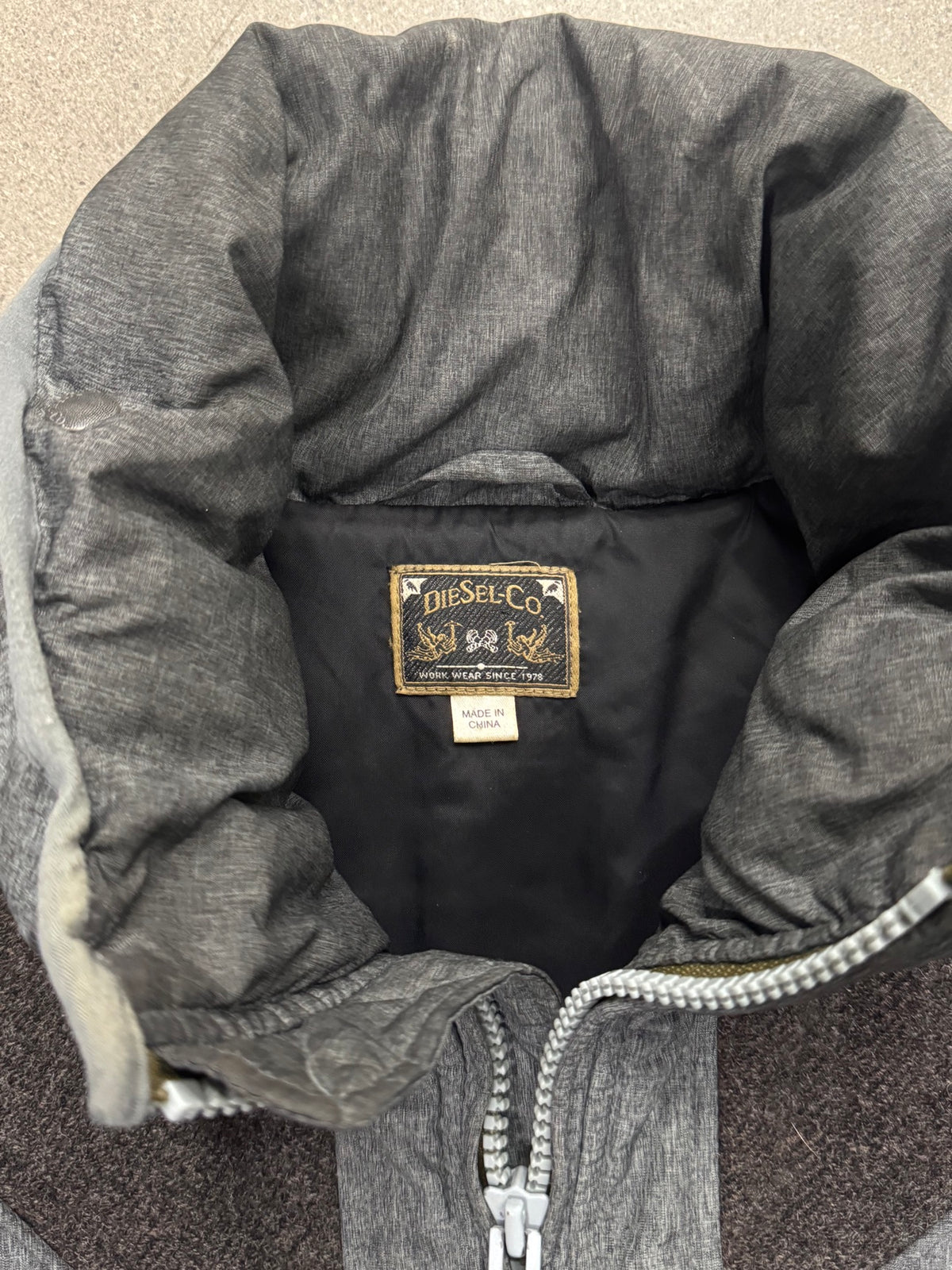 Diesel Wool-Trim Welger Puffer Jacket - M
