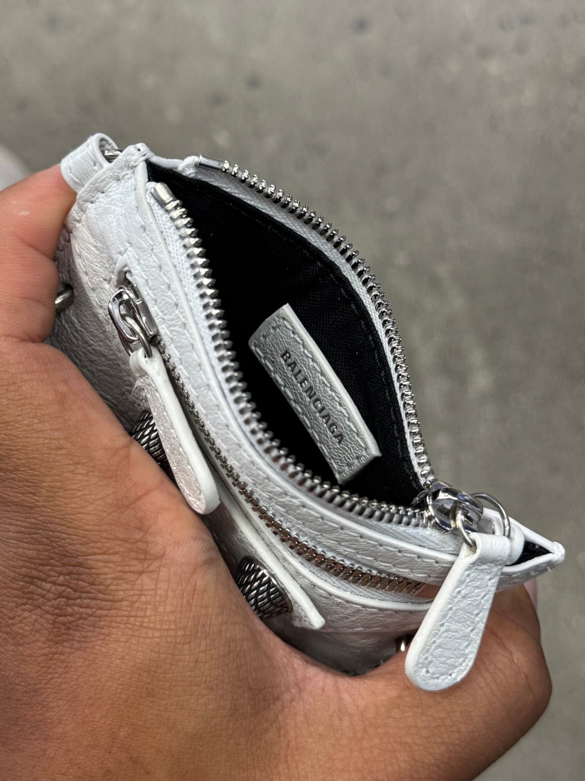 Balenciaga Le Cagole Pierced Coin Purse