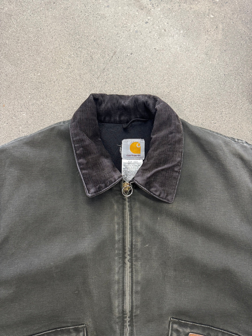Faded Carhartt MOS Cargo Bomber Work Jacket - XL