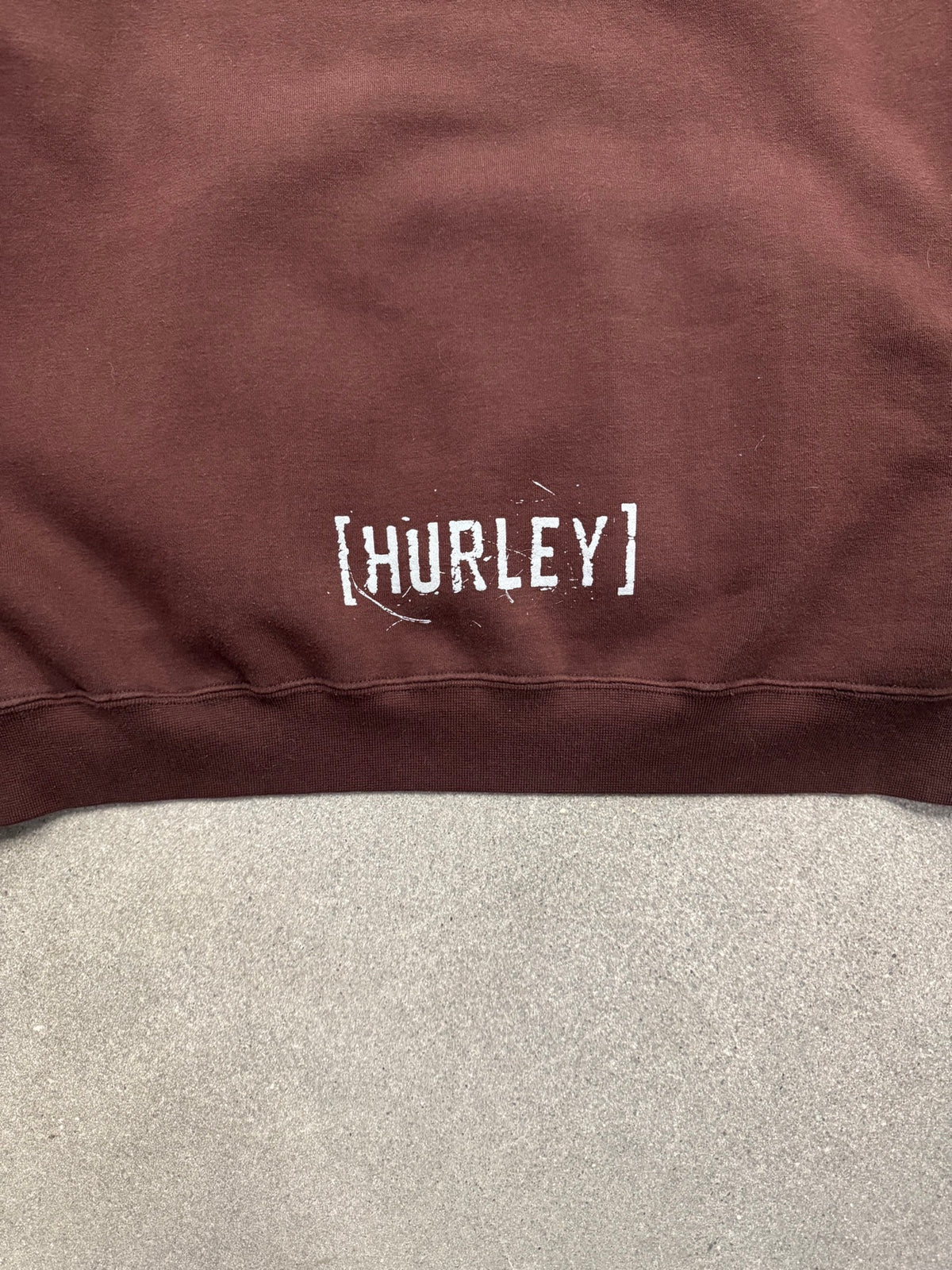 Faded Hurley Logo Pullover Hoodie - XL