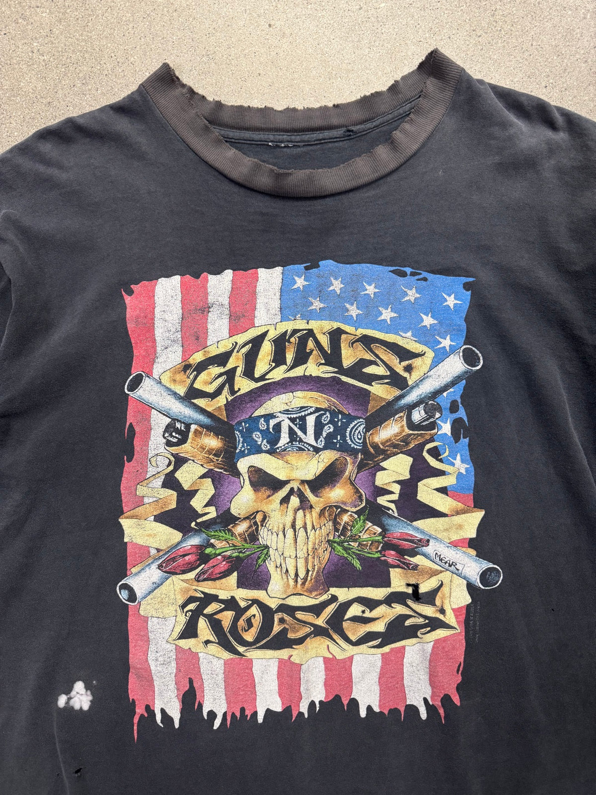 Faded 1991 Guns N' Roses Use Your Illusion Tour T-Shirt - XL