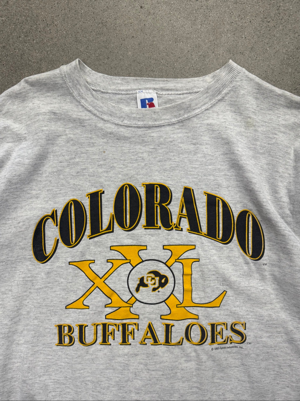 1993 Russell Athletic University Of Colorado Buffaloes T-Shirt - L