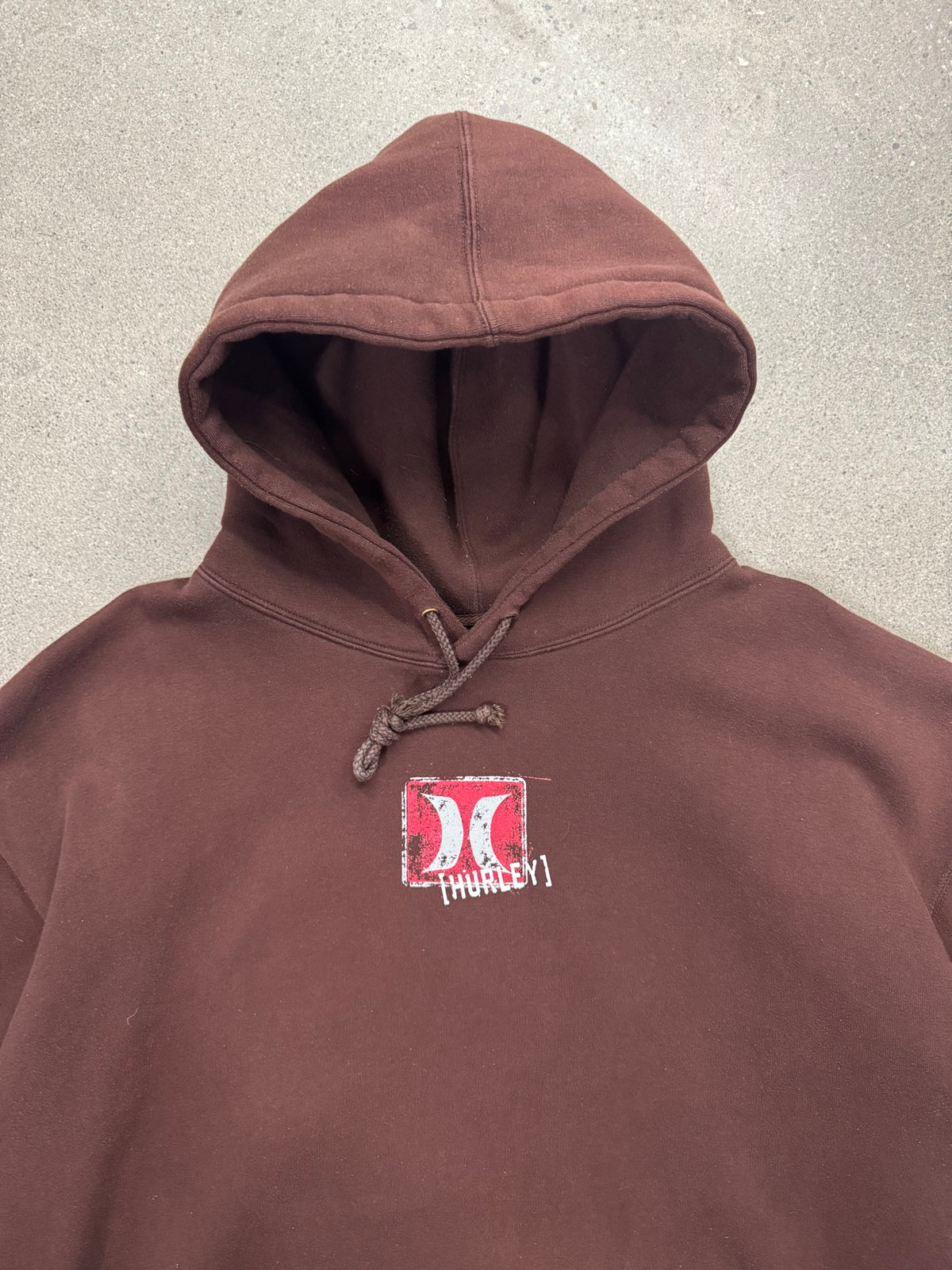Faded Hurley Logo Pullover Hoodie - XL