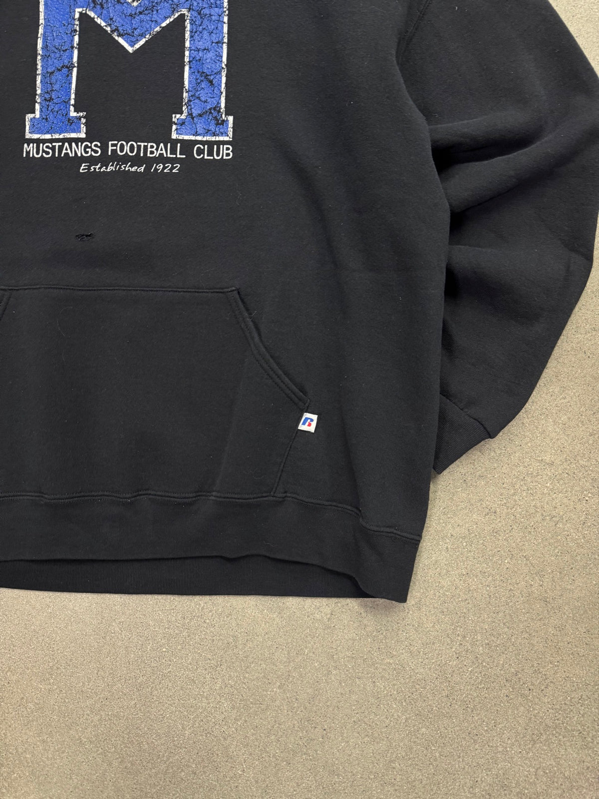Russell Athletic Mustangs Football Pullover Hoodie - XL