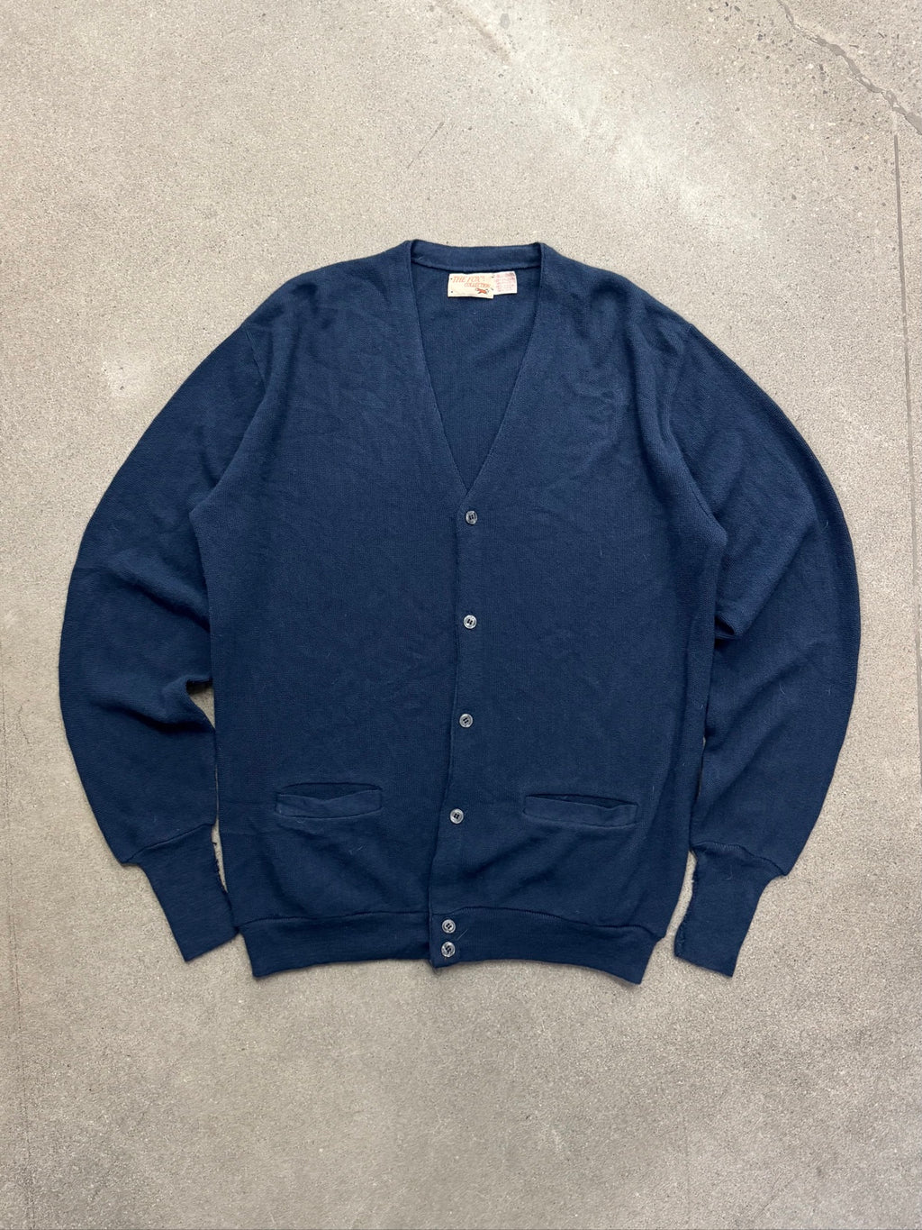 The Fox Collection Button-Up Cardigan Sweater - L