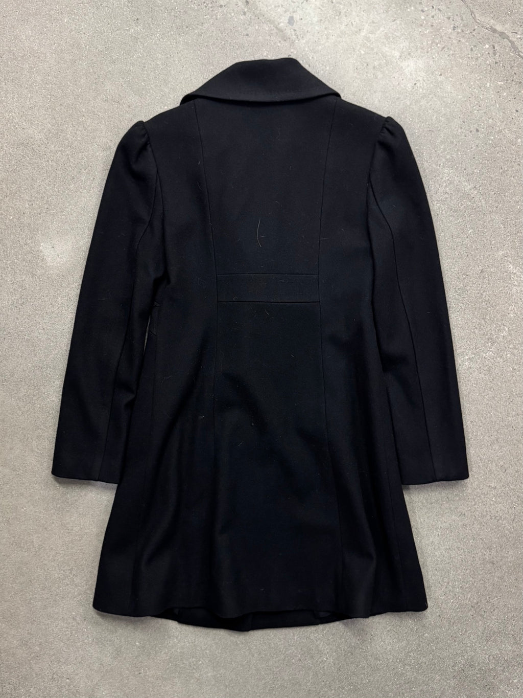 Juicy Couture Double-Breasted Wool Pea Coat - S