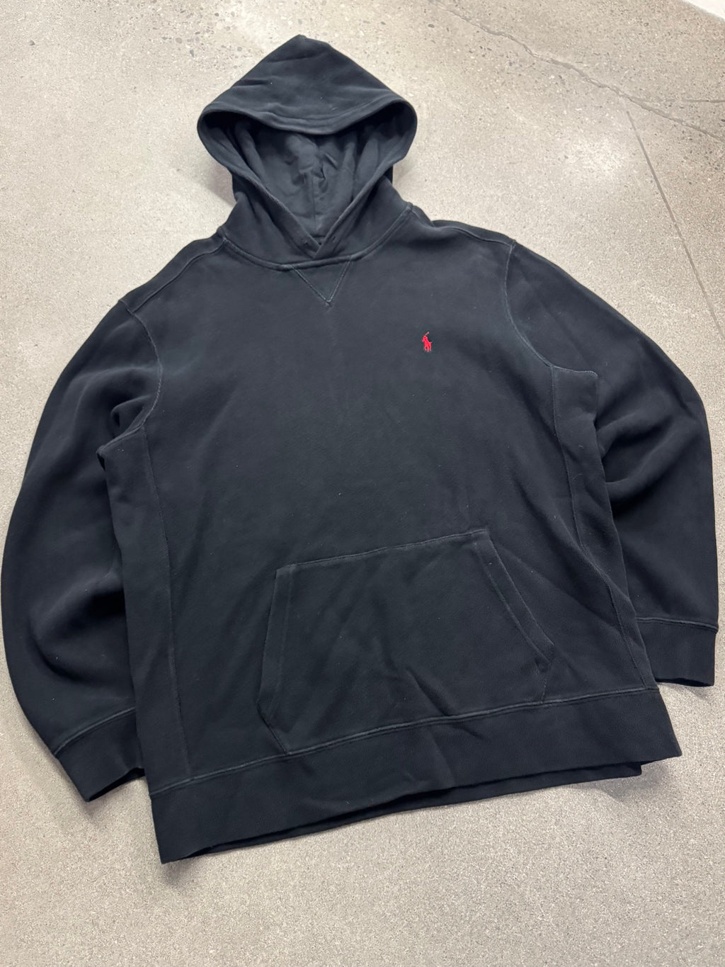 Polo By Ralph Lauren Interlock Knit Pullover Hoodie - L