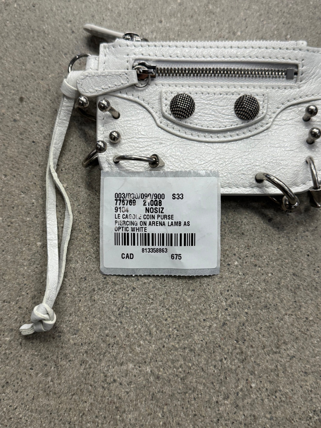 Balenciaga Le Cagole Pierced Coin Purse