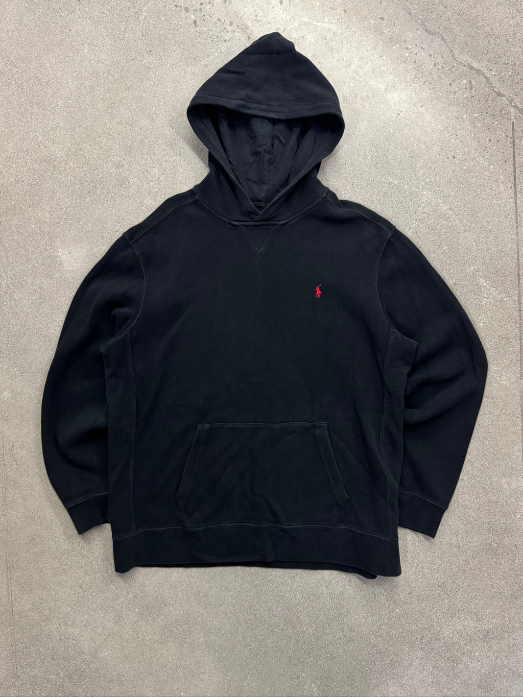 Polo By Ralph Lauren Interlock Knit Pullover Hoodie - L