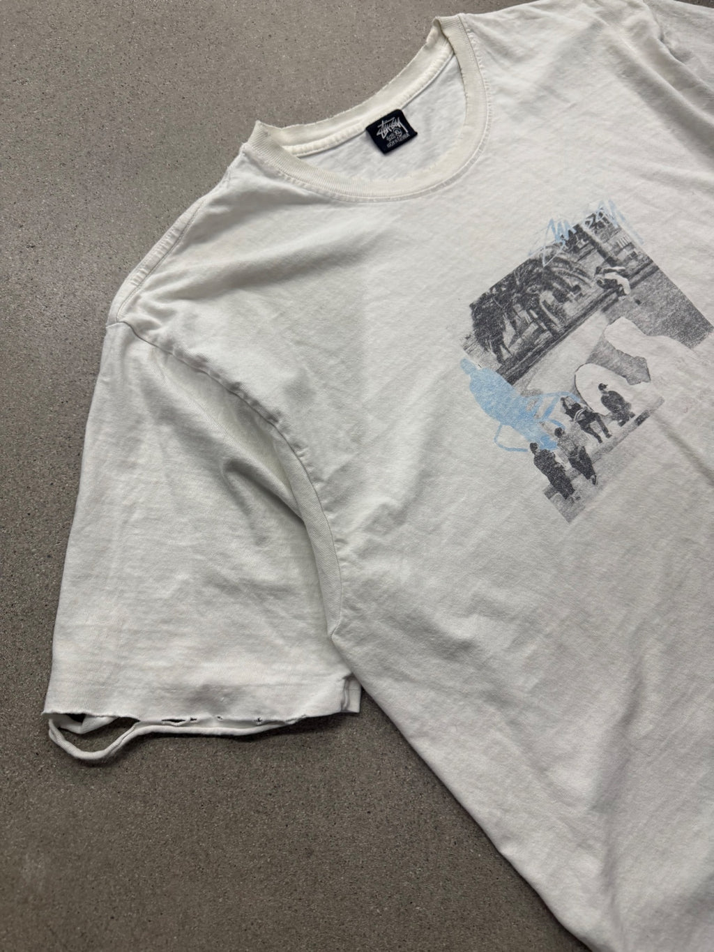 Stussy Pink Montel Lance Mountain T-Shirt - XL