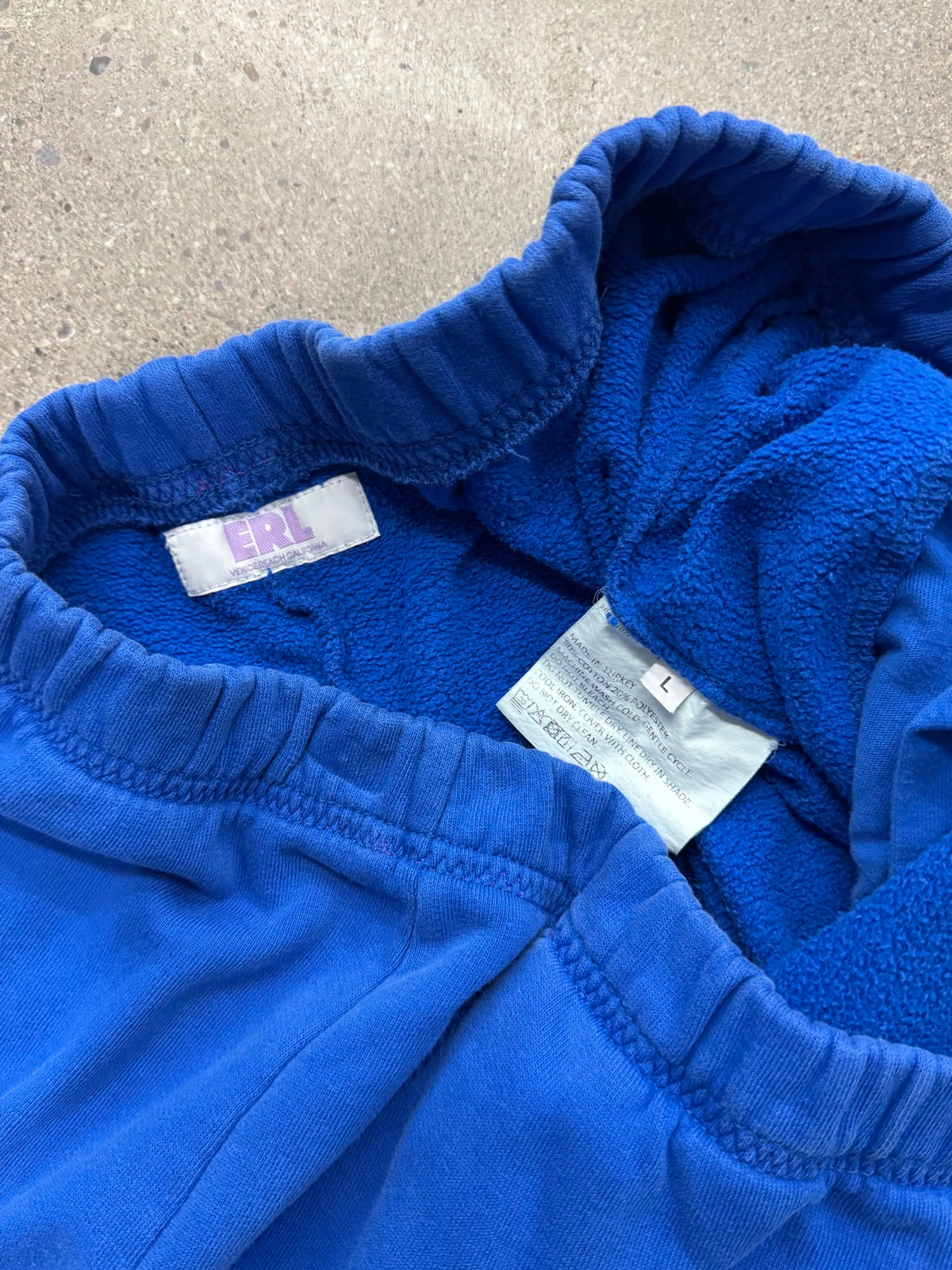 ERL Blue Lounge Sweatpants - L