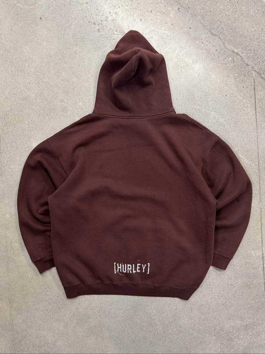 Faded Hurley Logo Pullover Hoodie - XL