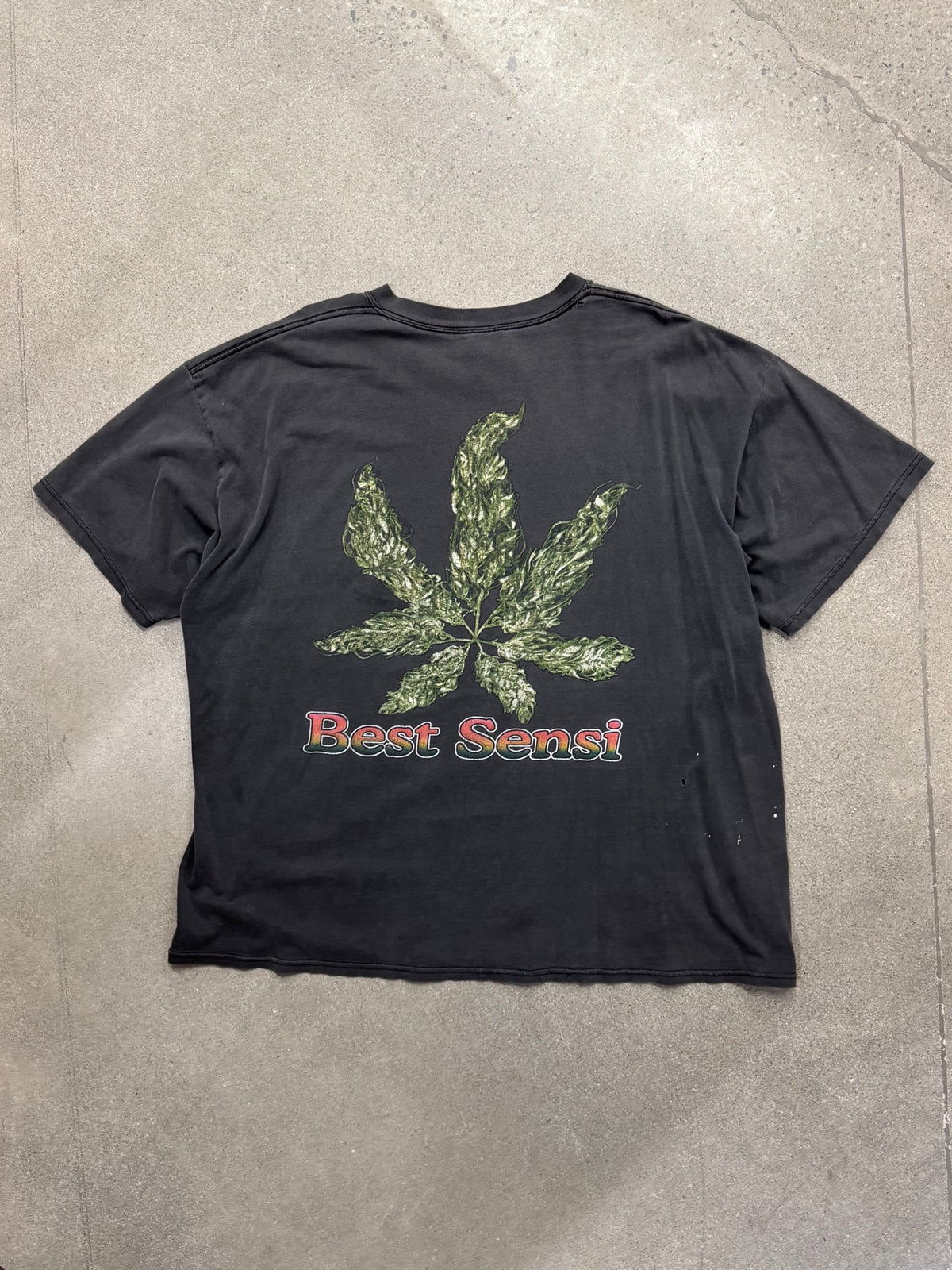 Faded & Distressed Bob Marley Best Sensei T-Shirt - XXL