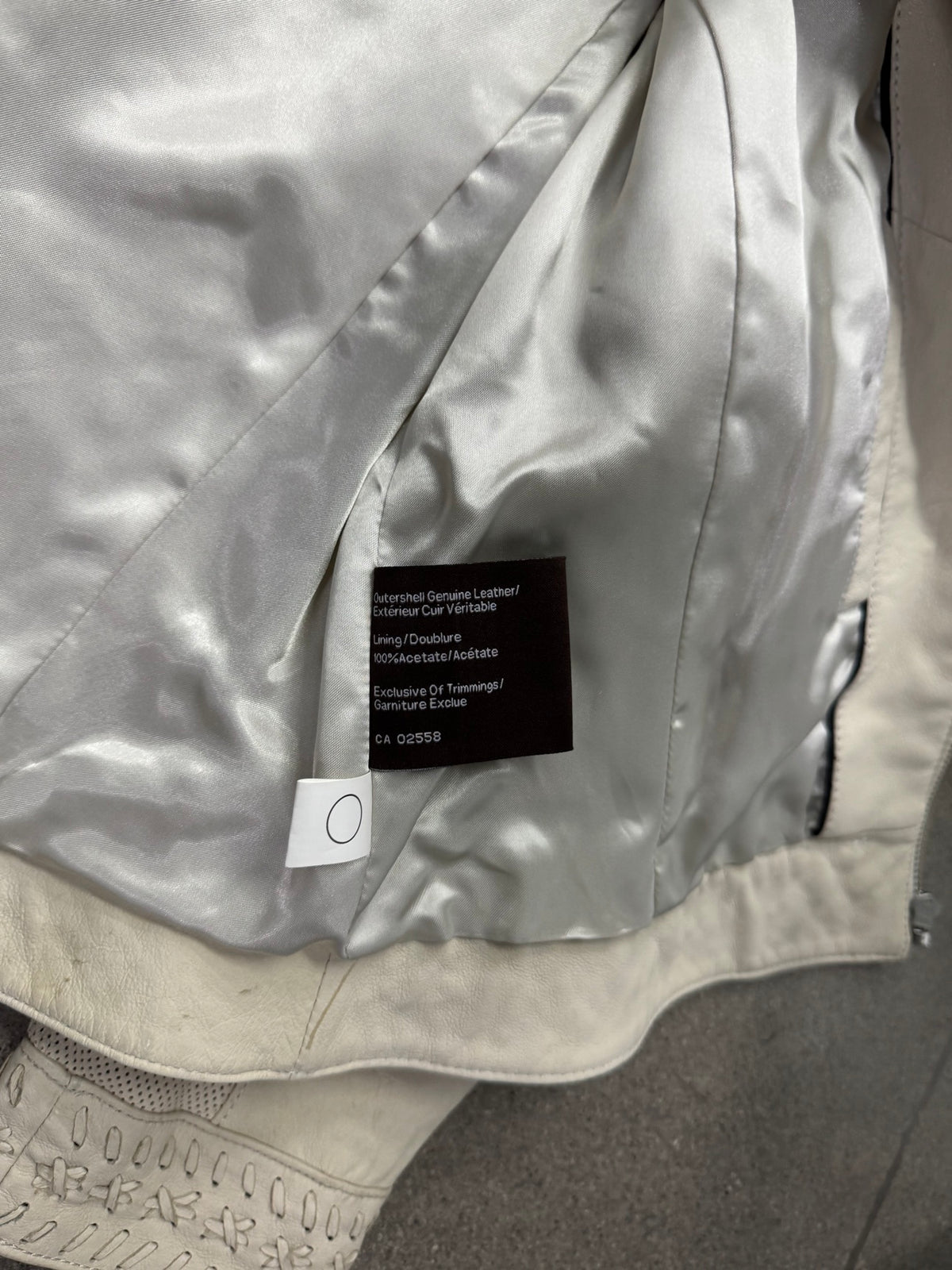 Danier Braided Leather Moto Jacket - M
