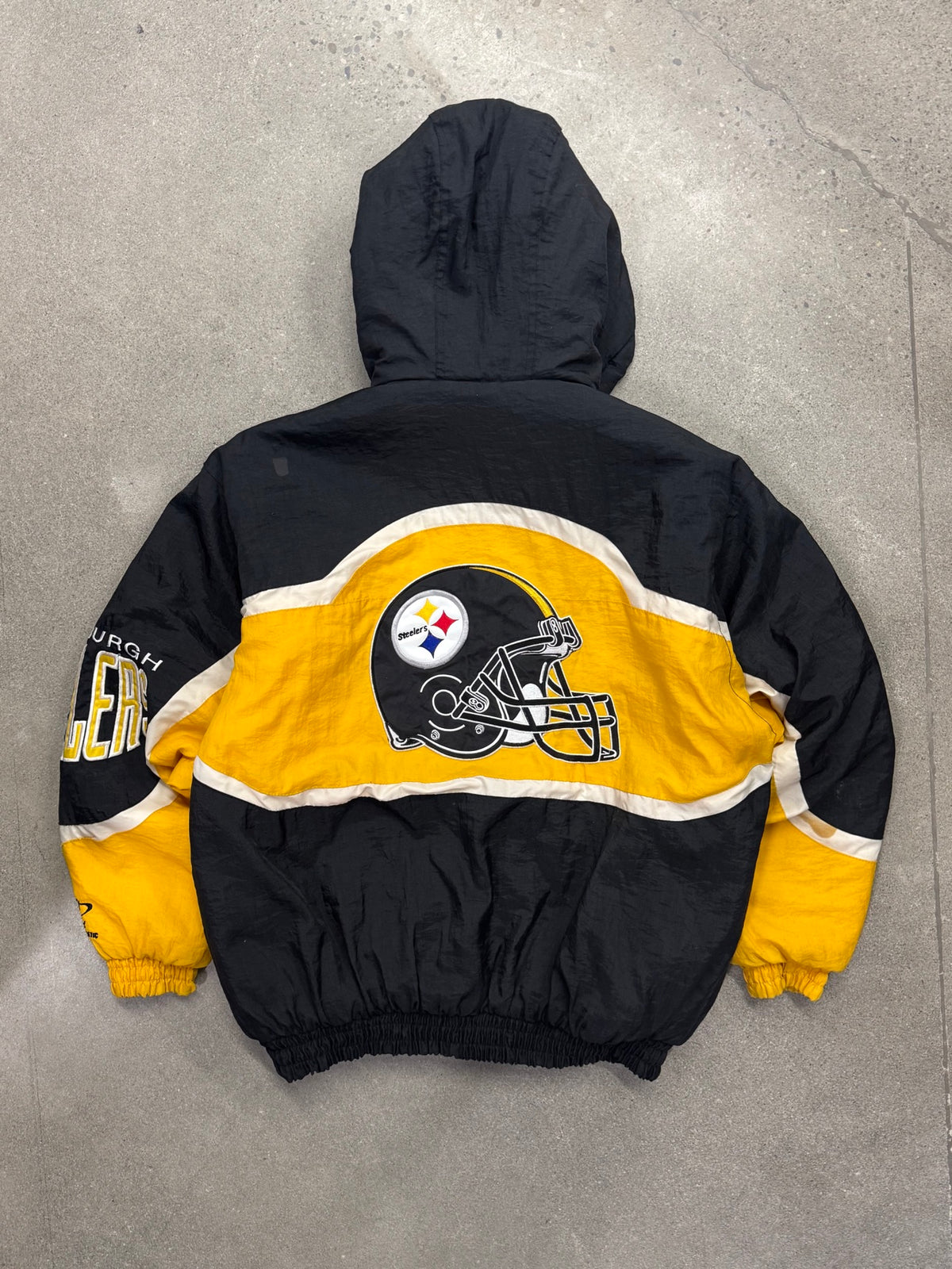 Logo Athletic Pittsburgh Steelers Pro Line NFL Puffer Jacket - L