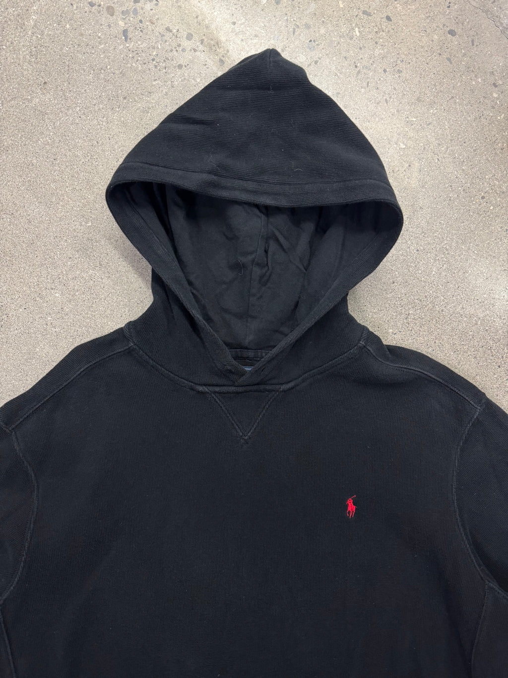 Polo By Ralph Lauren Interlock Knit Pullover Hoodie - L