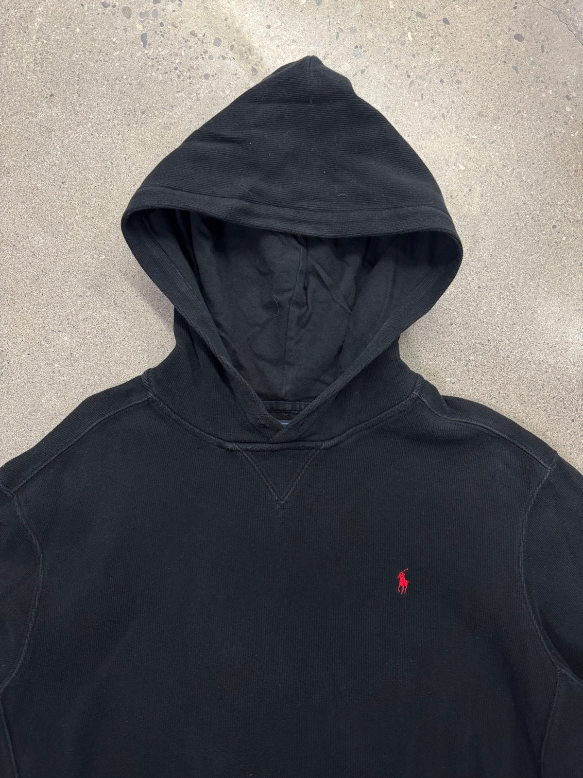 Polo By Ralph Lauren Interlock Knit Pullover Hoodie - L