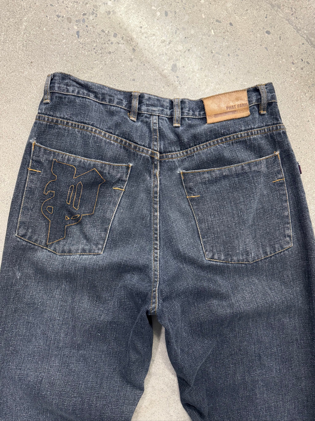 Phat Farm Distressed Patchwork Jeans - 34"