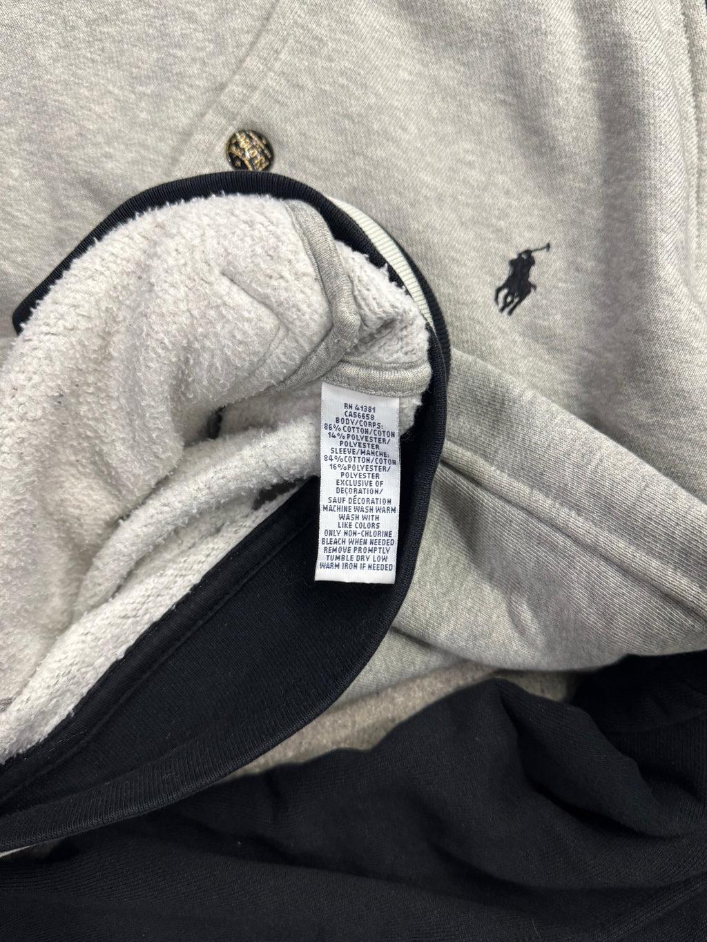 Polo Ralph Lauren Fleece Baseball Varsity Jacket - L