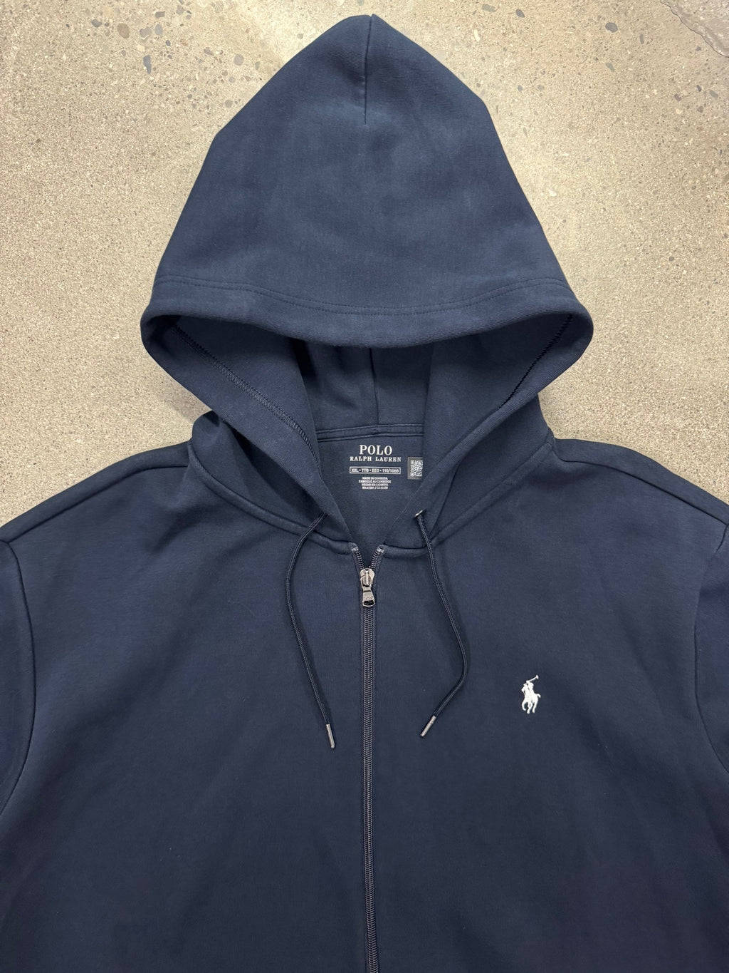 Polo Ralph Lauren Double-Knit Full-Zip Hoodie - XXL