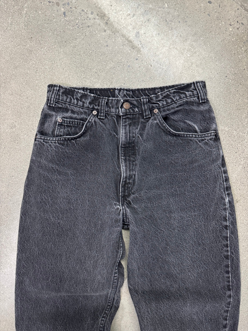 Faded Levi's 634 Orange Tab Jeans - 30"