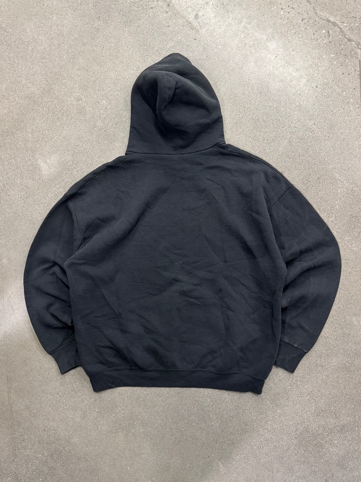 Faded Fruit of the Loom Blank Pullover Hoodie - XL