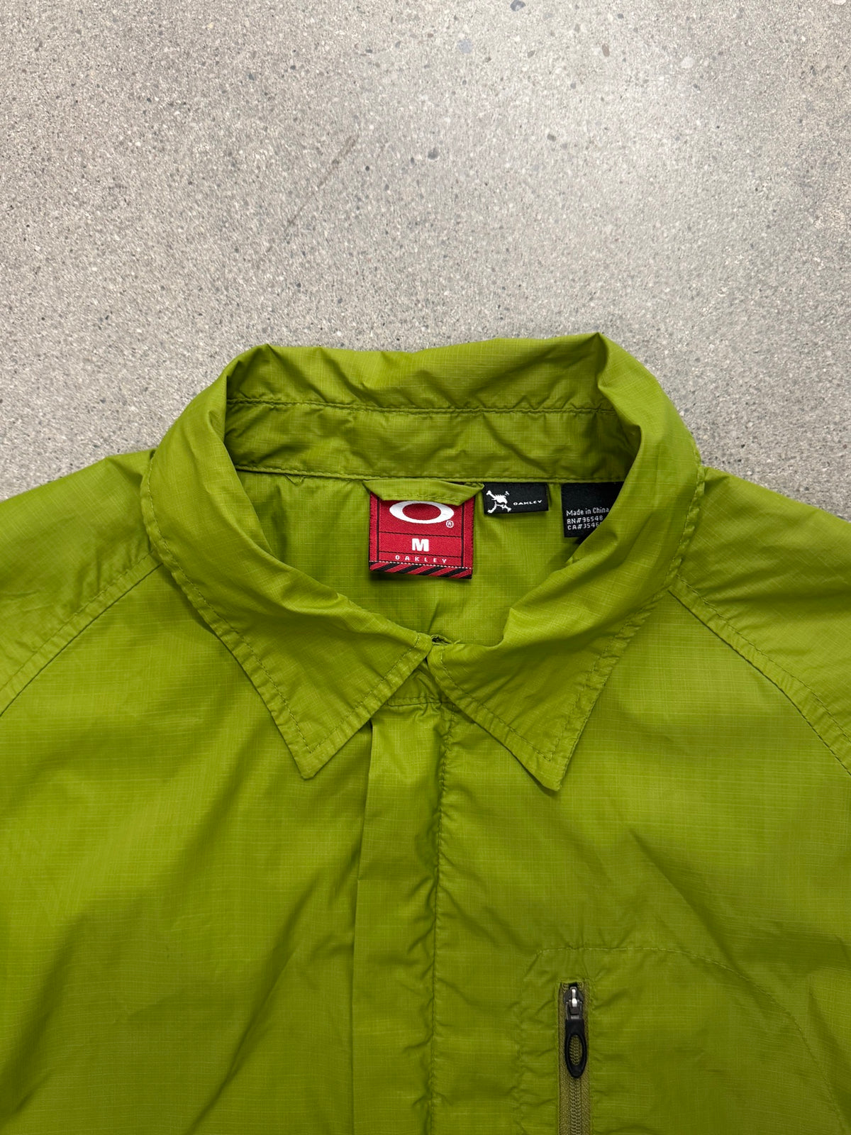 Oakley Technical Nylon Windbreaker Jacket - M