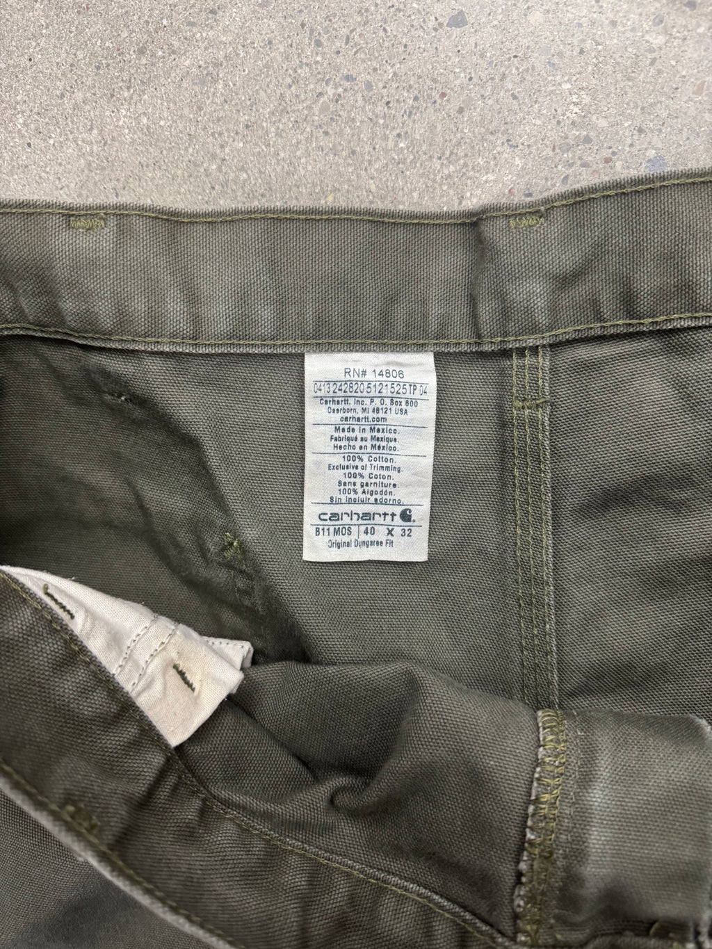 Carhartt Carpenter Work Pants - 40"