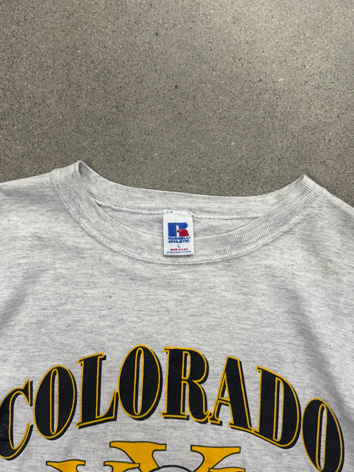 1993 Russell Athletic University Of Colorado Buffaloes T-Shirt - L