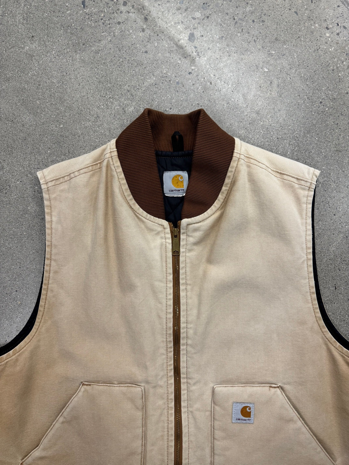 Faded Carhartt Work Vest - XL