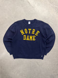 Faded Russell Athletic University of Notre Dame Crewneck Sweatshirt - L