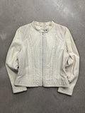 Danier Braided Leather Moto Jacket - M