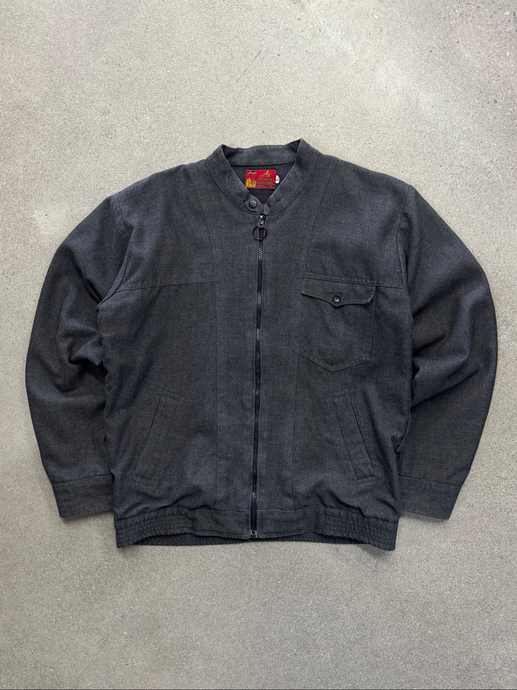 AZ Garments Western-Yoke Harrington Bomber Jacket - M