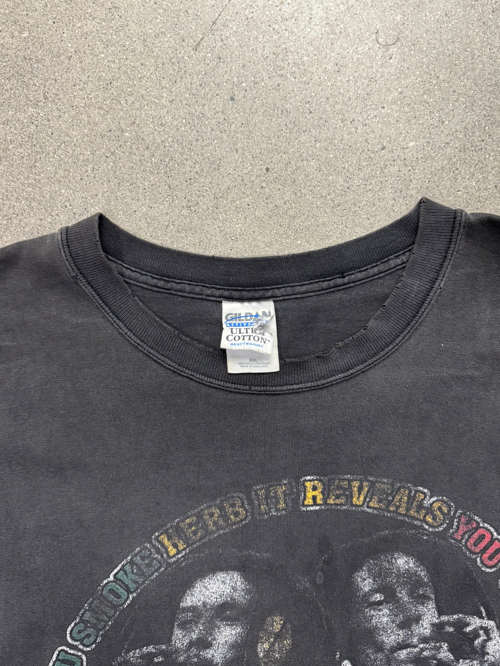 Faded & Distressed Bob Marley Best Sensei T-Shirt - XXL