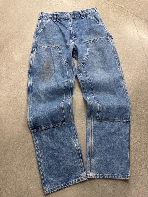 Carhartt Denim Double Knee Work Pants - 34"