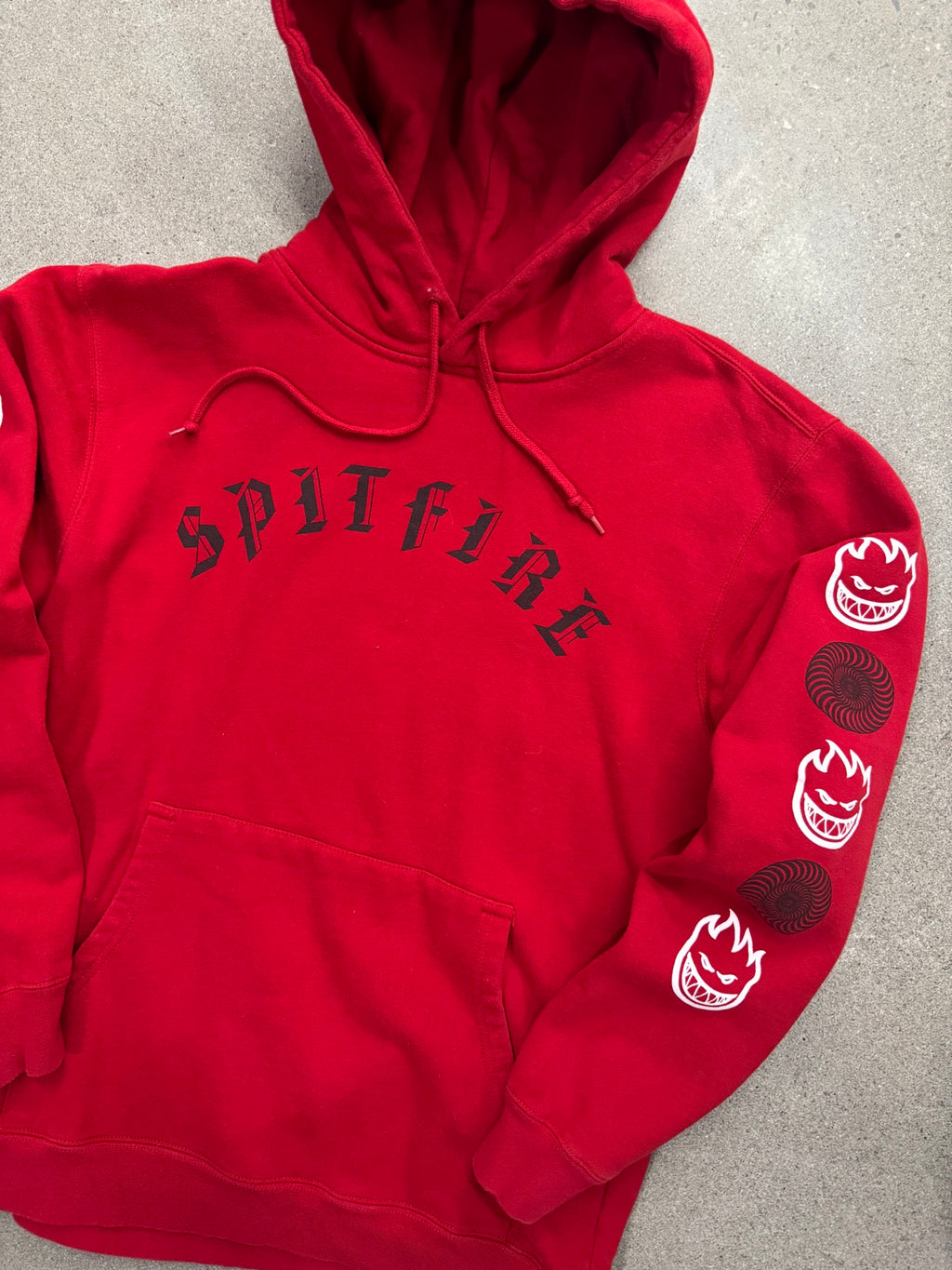 Spitfire Old English Pullover Hoodie - M