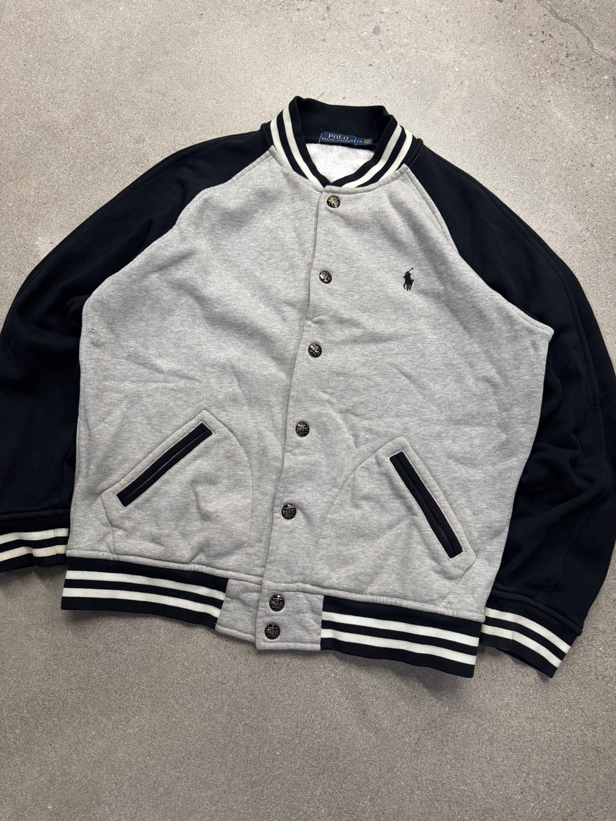 Polo Ralph Lauren Fleece Baseball Varsity Jacket - L