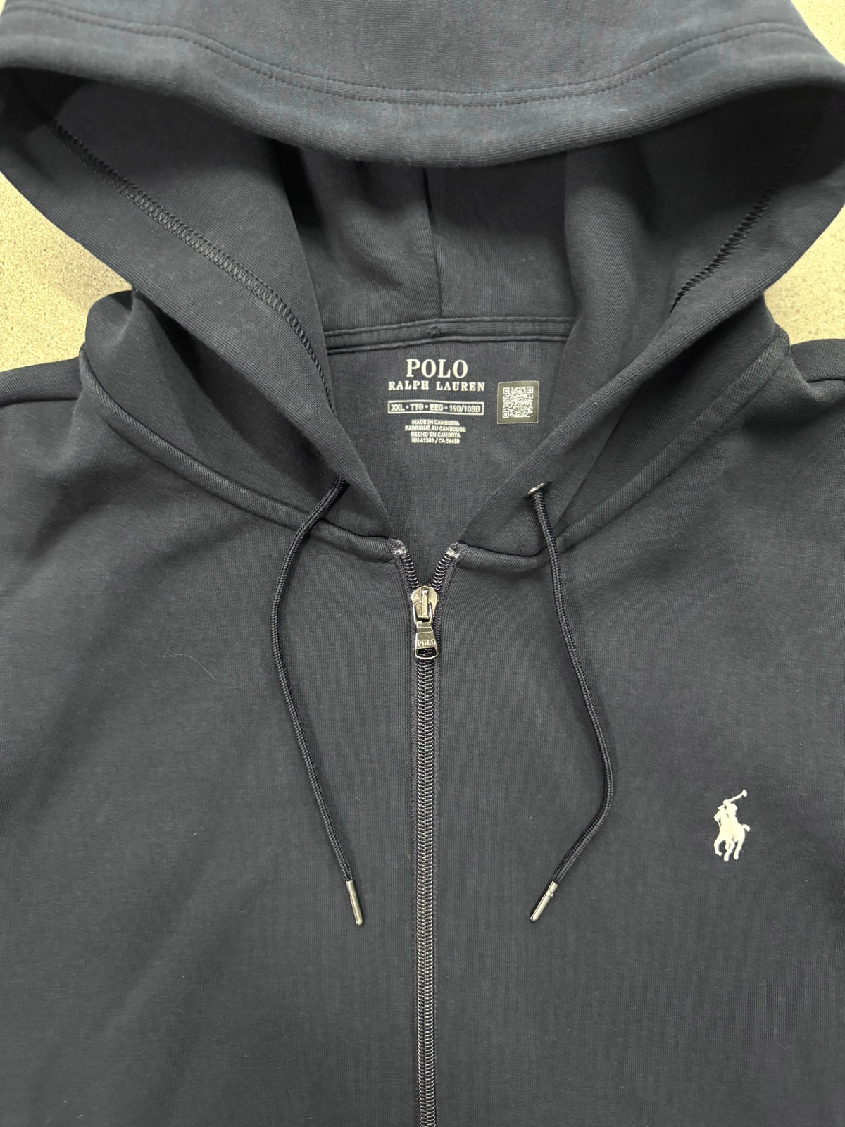 Polo Ralph Lauren Double-Knit Full-Zip Hoodie - XXL