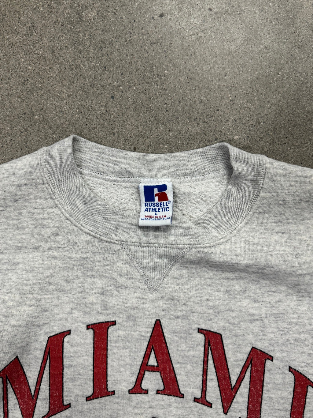 Russell Athletic Miami University Crewneck Sweatshirt - L