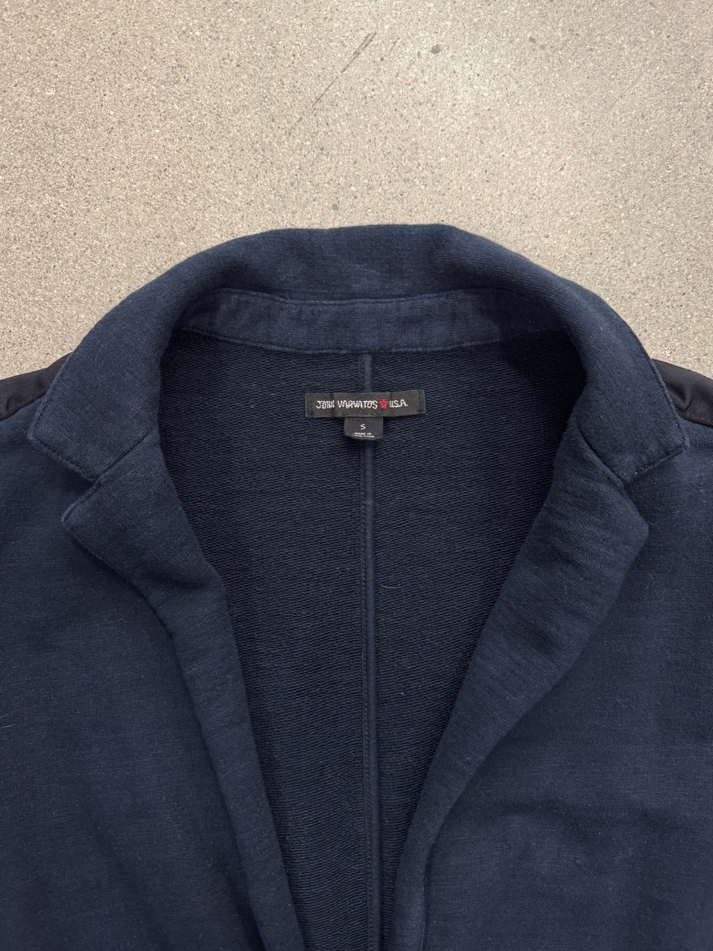 John Varvatos French Terry Knit Blazer - S
