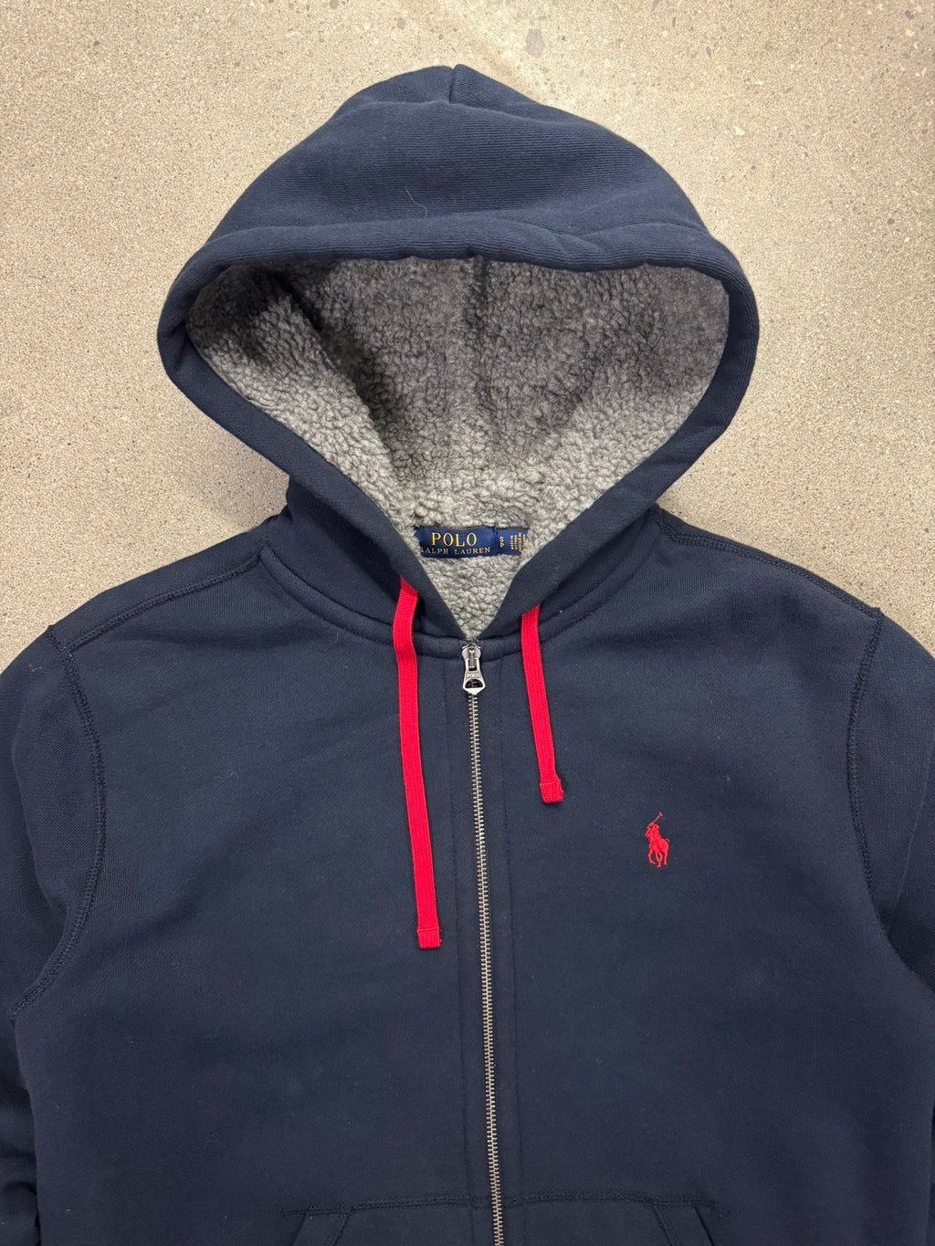 Polo Ralph Lauren Sherpa Lined Full-Zip Hoodie - S
