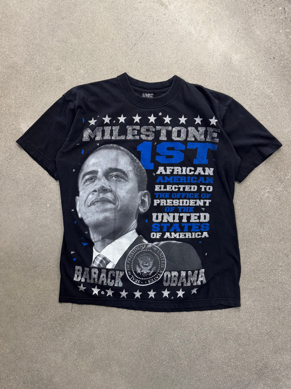 Barack Obama 1st African American President T-Shirt - L